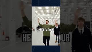 MrBeast TOURS Starbase! 🚀 #SpaceX #ElonMusk #nowyouknow #shorts