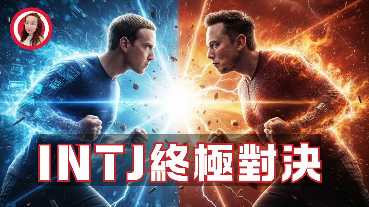 人類未來之戰：當兩名 INTJ 決定統治世界，你押注哪個職涯賽道？Two INTJs Rule the World:Musk vs Zuckerberg #intj #musk #zuckerberg