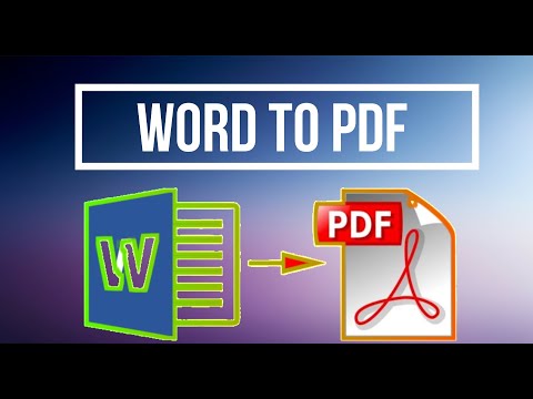 Video: Care este scopul Word2PDF?