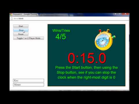 Stopwatch - The game (version 3)