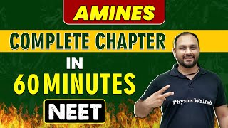 AMINES in 60 minutes || Complete Chapter for NEET