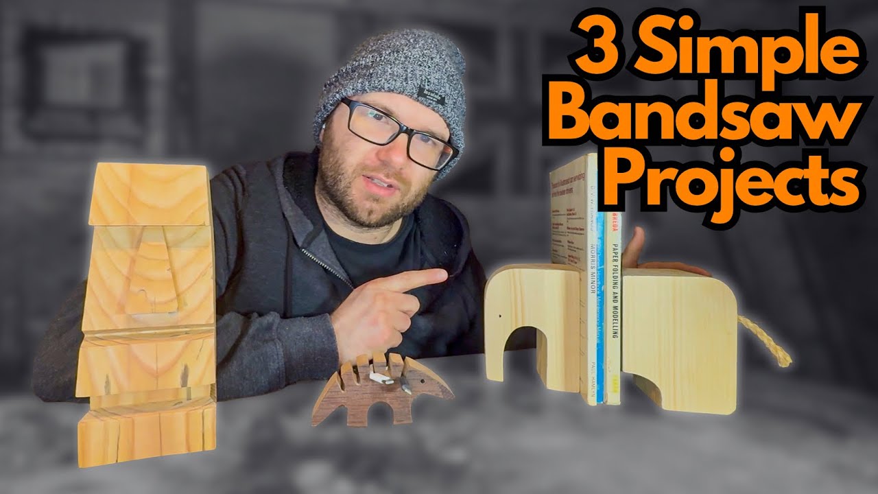 3 Easy & Must-try Bandsaw Projects for Beginners in 2026! Plans available