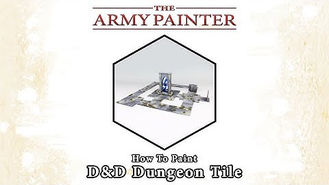 How To Paint: D&D Dungeon Tile