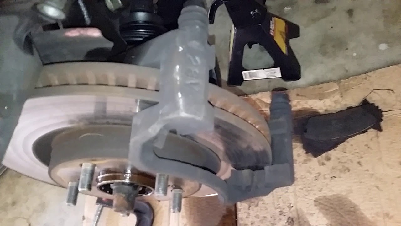 ES 350 2008 FRONT BRAKE PADS AND ROTOR REPLACEMENT YouTube