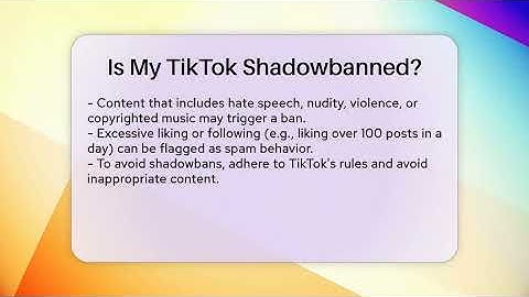 Is My TikTok Shadowbanned? - Everyday-Networking
