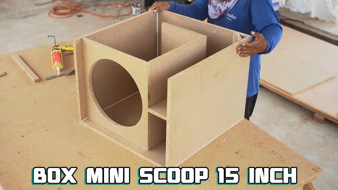 PLAN]SCOOP BOX MINI 15 INCH  SPEAKER BOX 15 INCH SUBWOOFER