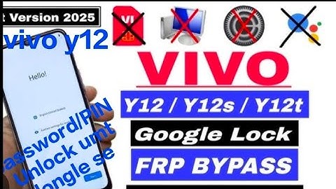 Vivo Y12 (1904) Pattern.Pin..Frp || Unlock by Umt Qualcomm Tool New Trick#2025#free Hard reset 