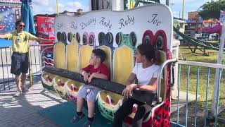 FROG 🐸 HOPPER RIDE - Kasin & his cousin Aliyah go for a ride at fun spot 🥰 it’s the laughs for me