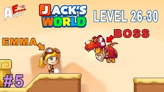 👩‍🦰Super Jacky's World - Free Run Game - Gameplay #5 (level 26-30) screenshot 3