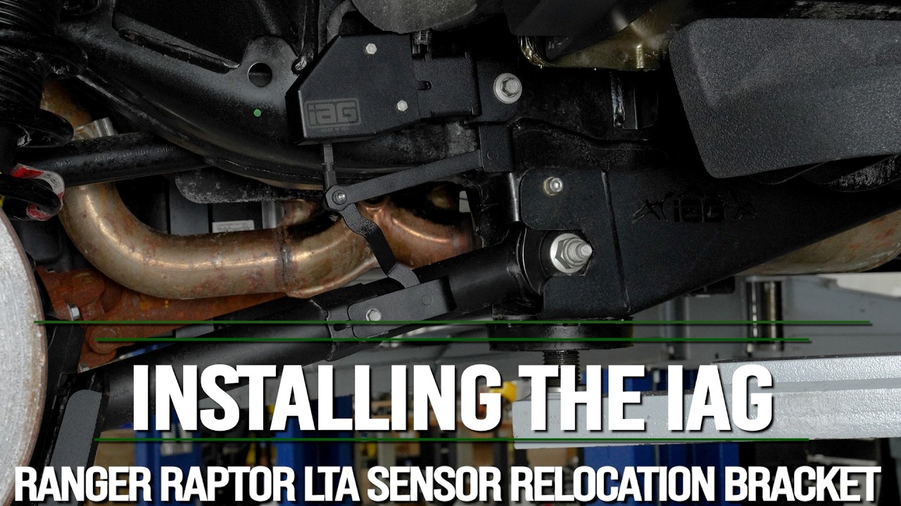 IAG Trail Shield™ Lower Trailing Arm Sensor Re-Location Video Instructions for 2024+ Ford Ranger Raptor