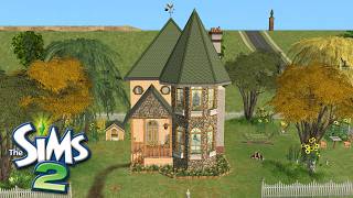 Small Cottage NO CC + Download 🏡 Sims 2 Speed Build