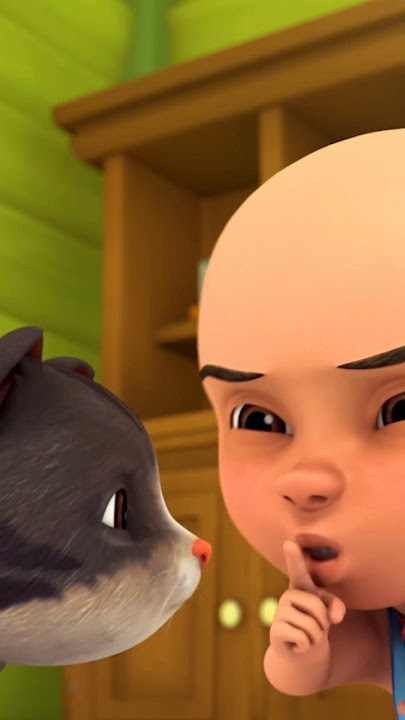 Upin Ipin Apin Jangan tak puasa tau! Nanti jadi macam kucing.#UpinIpin #RamadanRaya #Lescopaque