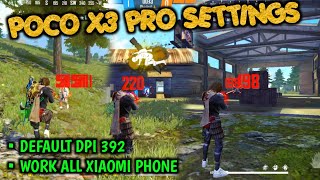 SENSITIVITAS AUTO HEADSHOT POCO X3 PRO - SENSITIVITAS FREE FIRE