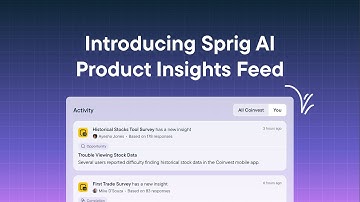 Introducing Sprig AI Product Insights Feed