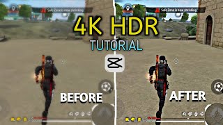 Freefire HDR Quality Tutorial By @G5XFFGO || How To Increase Freefire Video Quality 😘