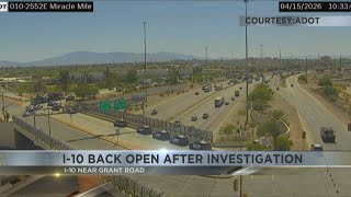 I-10 near Miracle Mile in Tucson reopens after law enforcement situation