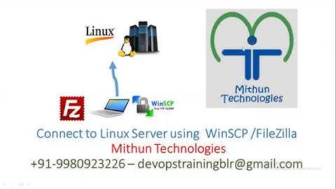 Connect to  Linux Server using WinSCP and Filezilla