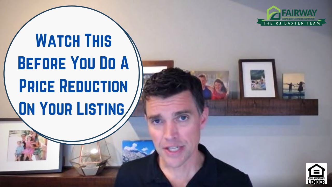 Watch This Before You Do A Price Reduction On Your Listing | Saturday Strategy