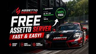 How to get a Assetto Corsa Server in under 5mins | DRAG & DROP SETUP screenshot 1