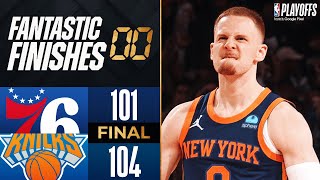 Final 3:49 MUSTSEE ENDING 76ers at Knicks  | Game 2 | April 22, 2024