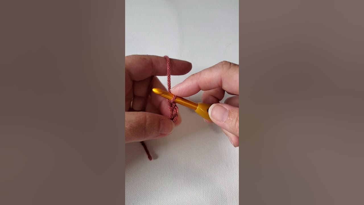 Chain stitch crochet tutorial YouTube