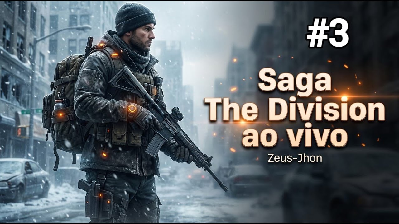The Division 1 AO VIVO no PS5 em 60FPS | Começando a saga completa com Zeus-Jhon Part 3