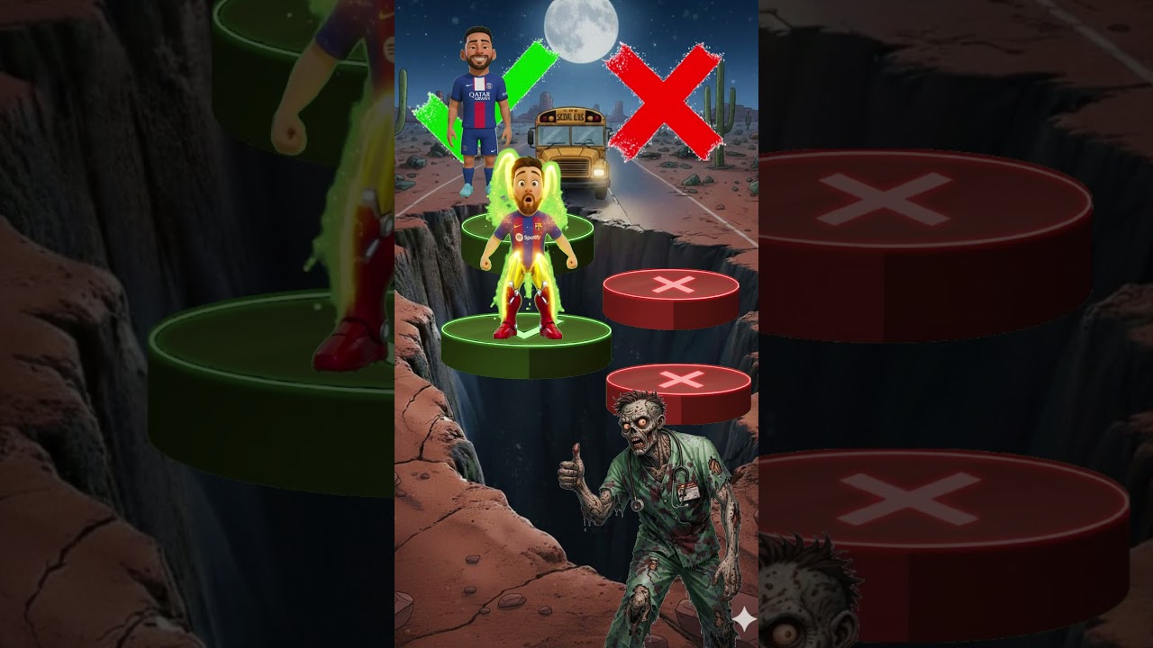 One Wrong Jump = Zombie Attack!🧟‍♂️✅or❌