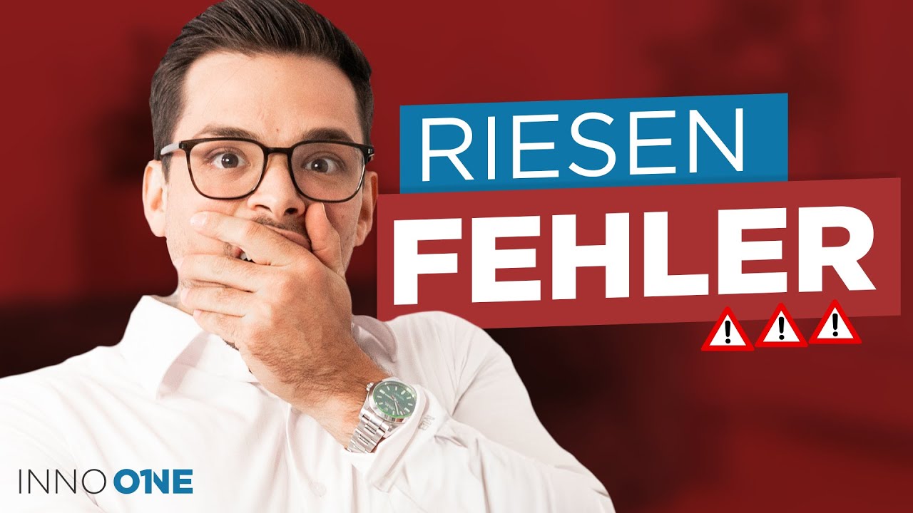 Vermeide diese Marketing Fehler unbedingt!