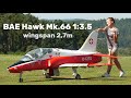 Bae hawk 135 tomahawk aviation  27m giant scale jet turbine rc model  4k  nesvacily 2023