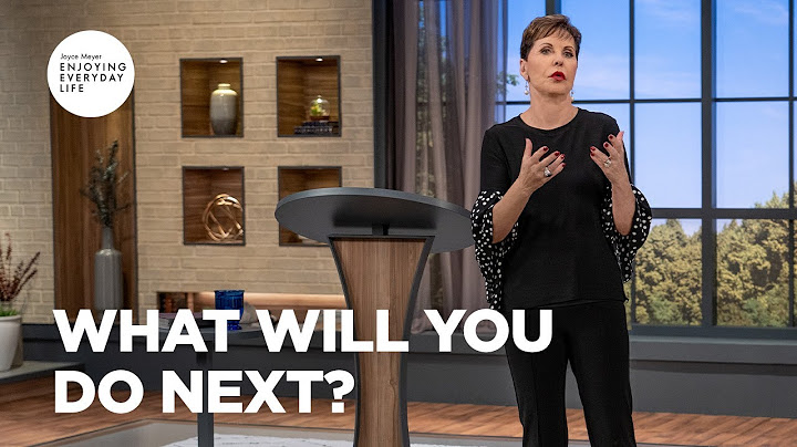 What Will You Do Next? | Joyce Meyer | Enjoying Everyday Life