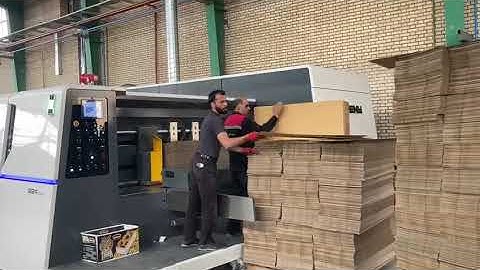 SENY 1224 FLEXO PRINTER FOLDER GLUER INLINE MACHINE IN IRAN