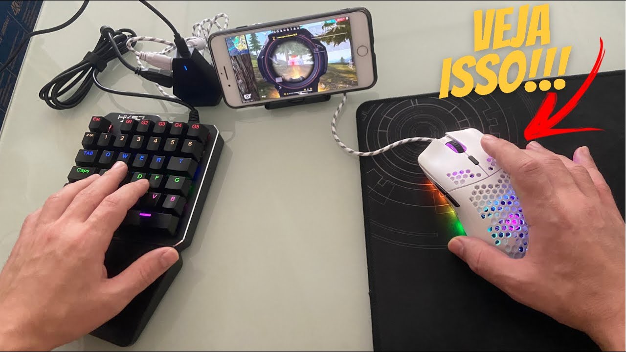 COMO MONTAR UM MOBILADOR TECLADO E MOUSE NO CELULAR GASTANDO POUCO, Q1 ...