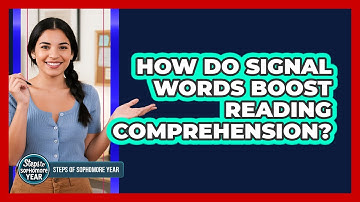 How Do Signal Words Boost Reading Comprehension?