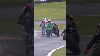 Bizzare situation in British Superbike BSB #shorts screenshot 2