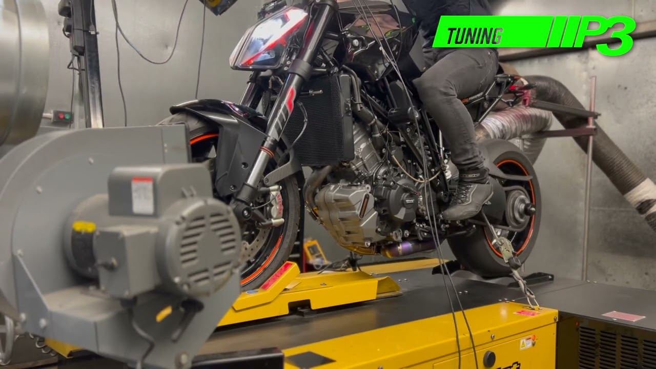 KTM 1290 Super Duke R Dyno Sound ECU Flash DNA Intake Akrapovic Exhaust P3 Tuning Liverpool