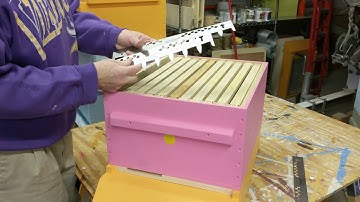 9 Frame Spacer Demo - Best Bee Tools by MissBeehavenMN.com