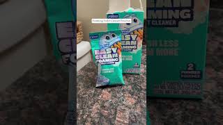Two cleaning hacks in one:extend-and-spin cordless scrubber + drop-in foaming toilet pouches.#short