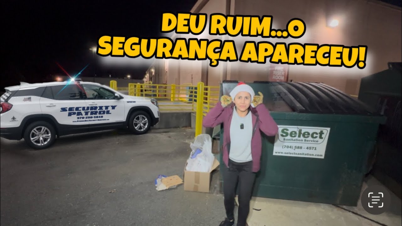 DEU RUIM... O SEGURANÇA APARECEU NO DUMPSTER DE HOJE!