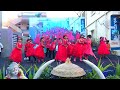 Nursery students dance