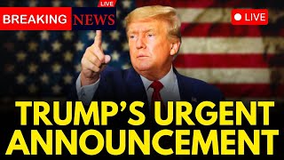 US Breaking NEWS LIVE: Trump Drops MASSIVE Bombshell, Gets Furious | Fiery Speech Shocks Nation