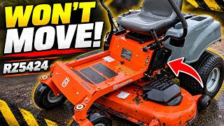 Husqvarna RZ5424 Won’t Move? The Drive Belt Wasn’t the Only Problem!