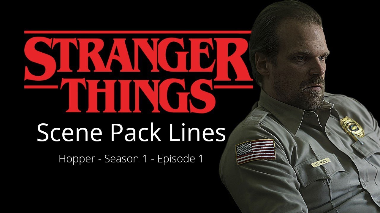 Scene pack Hopper - Season 1 - Episode 1 - Audio - Lines