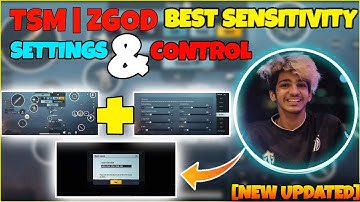(NEW) ZGOD NEW BEST SENSITIVITY + SETTINGS 2021 | TSM ZGOD NEW CONTROL CODE | BEST 4 FINGER CLAW