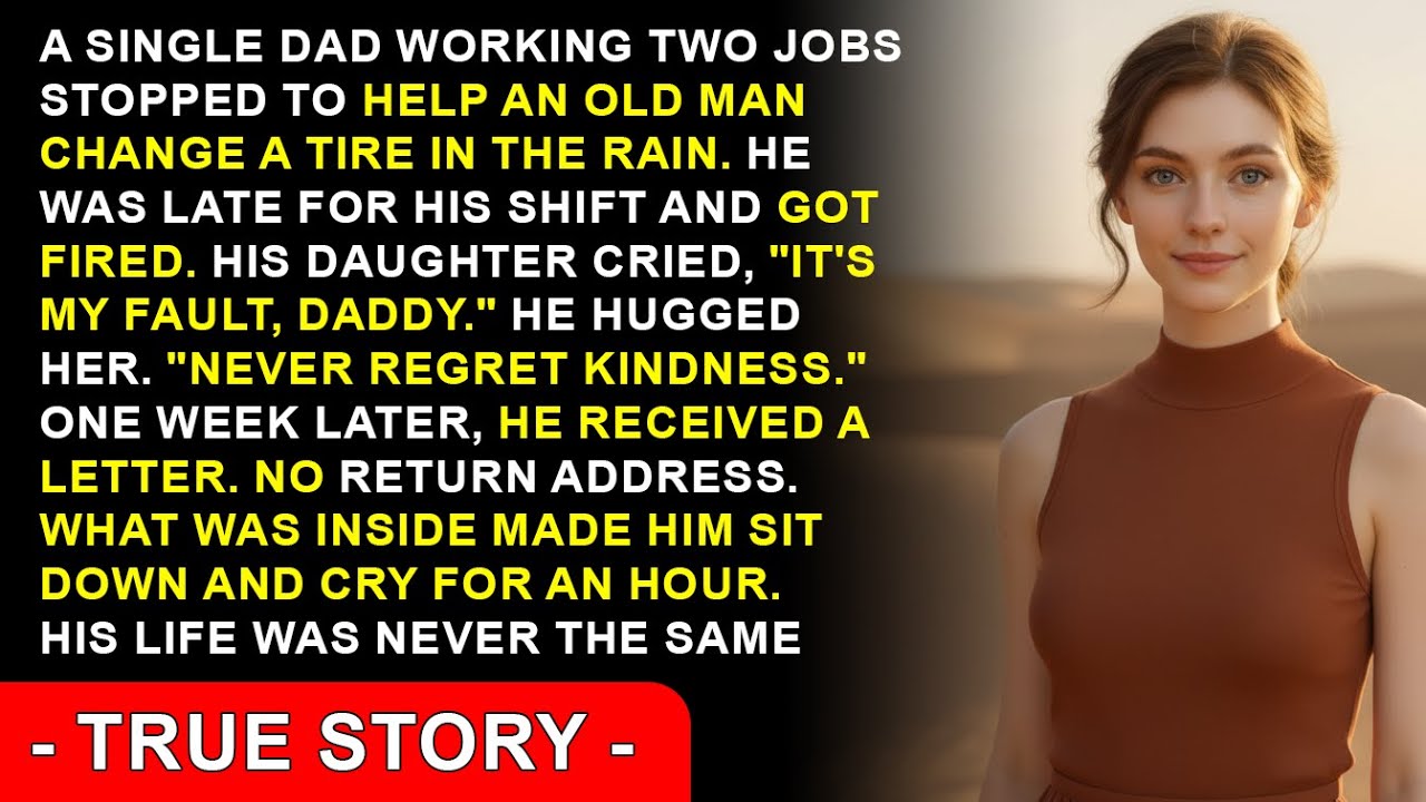 Single Dad Got Fired for Helping a Stranger. A Week Later He Got a Letter. He Cried for an Hour