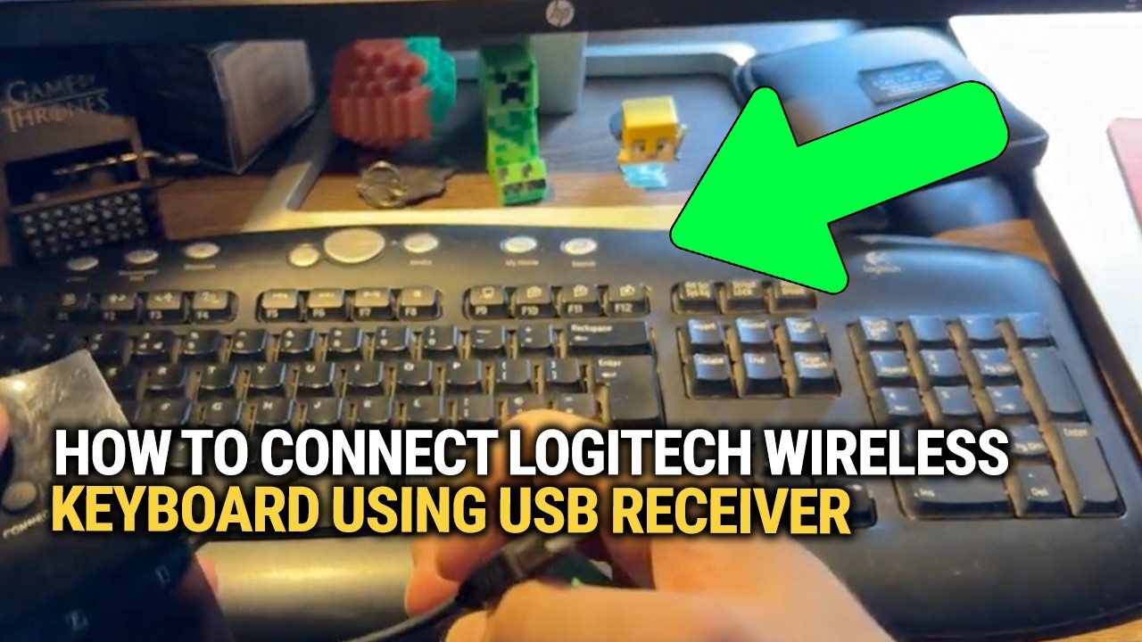 How To Connect Logitech Wireless Keyboard Using USB Receiver: Complete ...