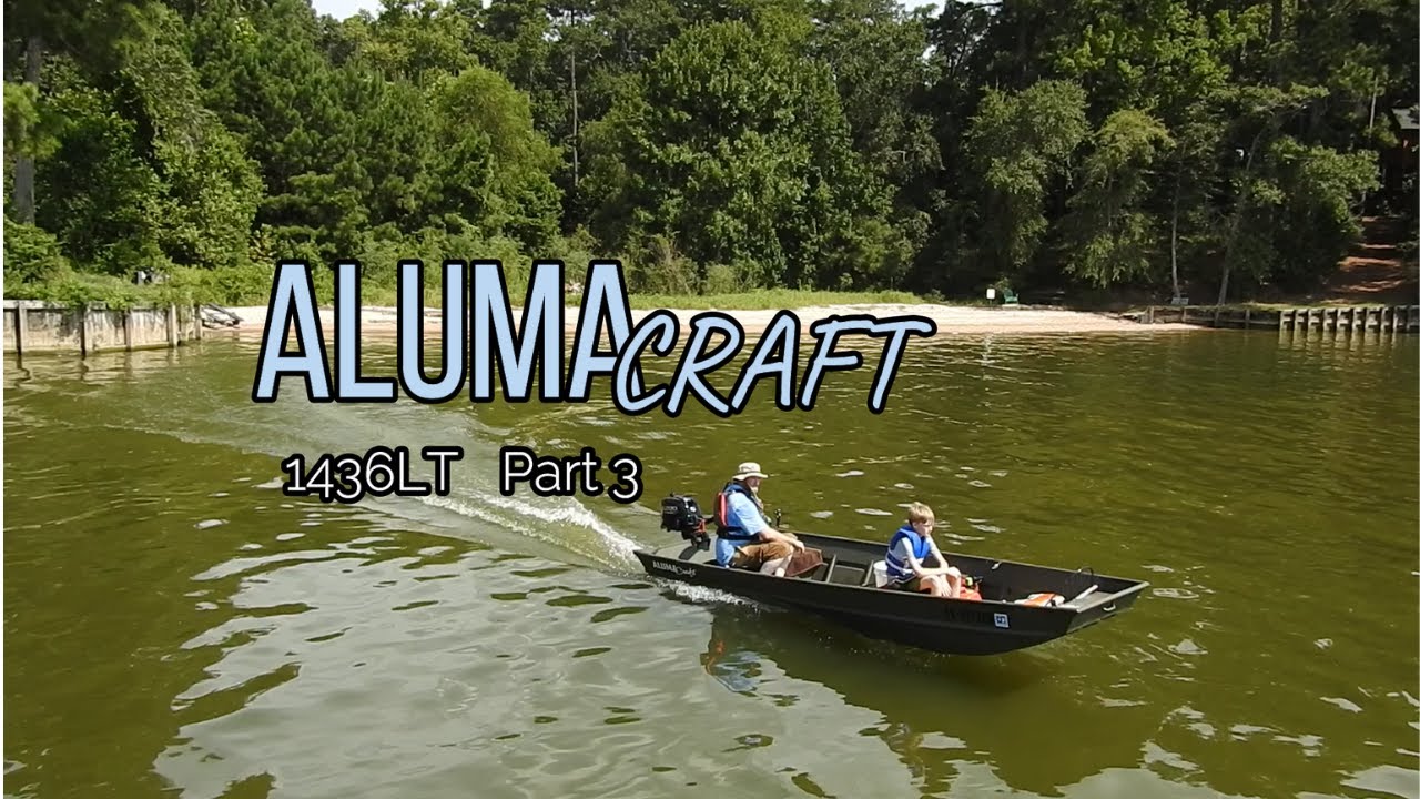 Fun day out with my son in the Alumacraft 1436LT on Lake Livingston