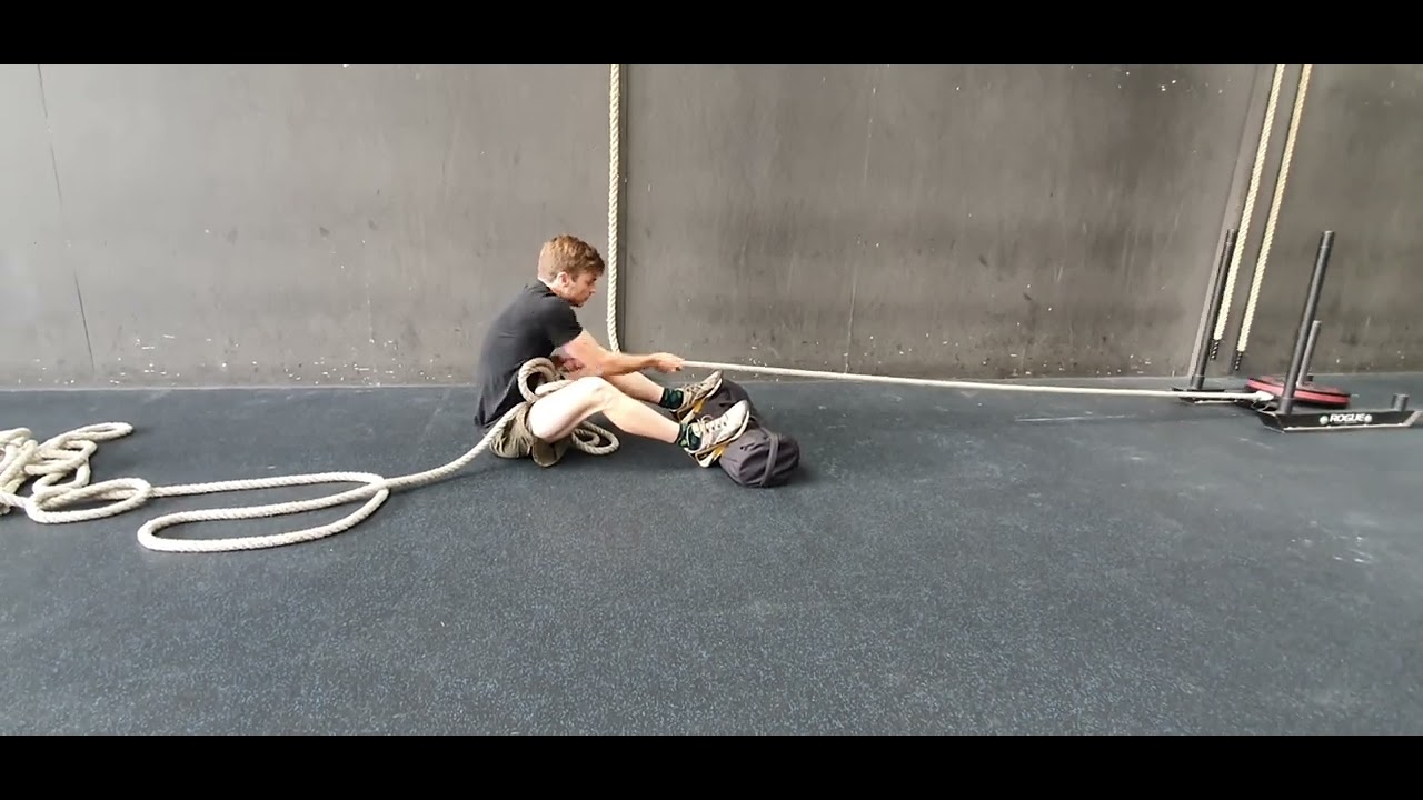 Seated Hand Over Hand Sled Pulls YouTube
