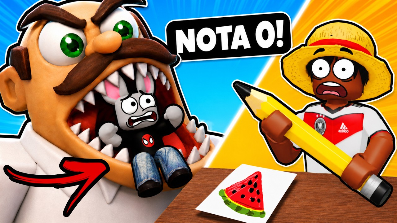 DESENHE OU SEJA COMIDO NO ROBLOX com O LARRYZINHO!