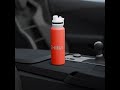 Credrink Wide Mouth vacuum insulated stainless steel water bottle with leakproof lid for cold water