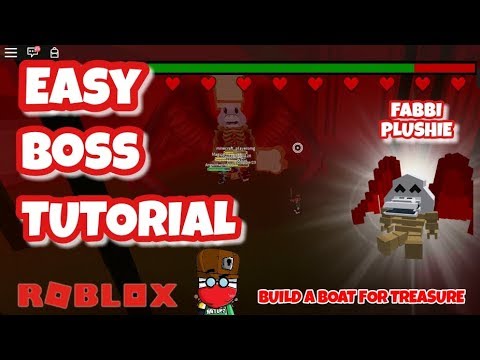 New Boss Fabbi Easy Tutorial Fabbi Plushie Build A Boat For Treasure Roblox Youtube - killing the zeg boss new plushie build a boat for treasure roblox